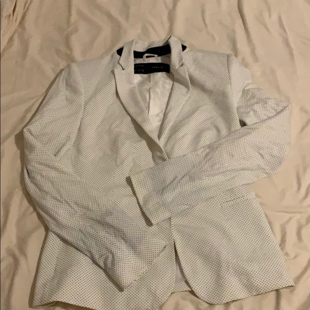 ZARA dotted Blazer  in size S